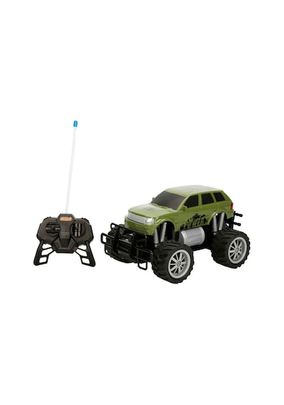 1:18 Uzaktan Kumandalı Jumbo Wheels Usb Şarjlı Araba - Yeşil Jeep 27752 Çok Renkli
