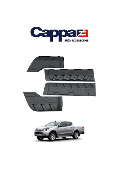 Cappafe L200 2015-2019 Kapı Koruma Dodik Uv Kat. Abs 4 Parça