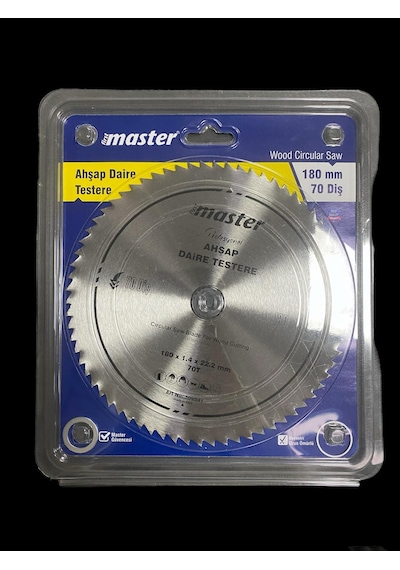 Master Ahşap Daire Testere 180mm 70 Diş