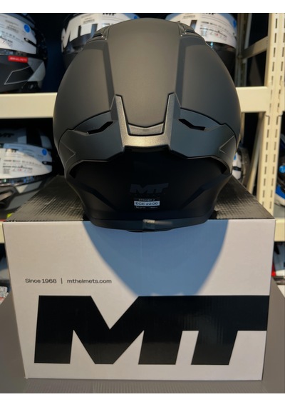 Mt Helmets Stinger 2 Pure A1 Mat Ff126 Siyah Şeffaf Vizör Mat Siyah