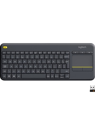 LOGITECH K400 PLUS KABLOSUZ TOUCH KLAVYE-SİYAH 920-007149