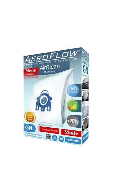 Miele Uyumlu Hyclean Gn Tipi Toz Torbası 4 Adet+Filtre