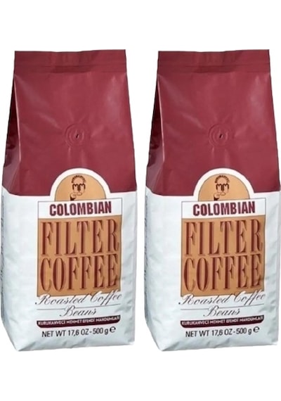 Kuru Kahveci Mehmet Efendi Colombian Kahve Çekirdek  2 x 500 G