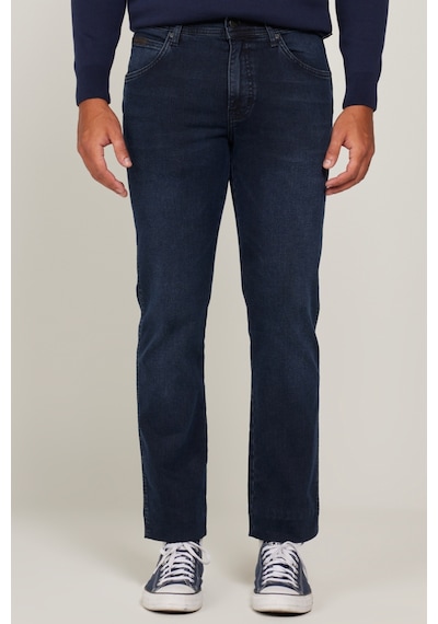 Wrangler Arizona Straight Fit Düz Kesim Normal Bel Düz Paça Mavi Erkek Esnek Jean Denim Kot Pantolon W211844396 Mavi