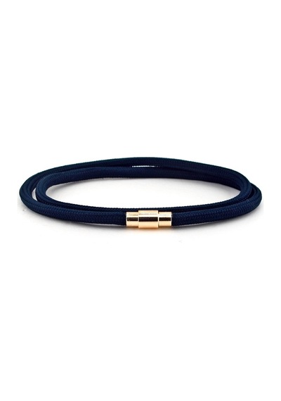 Lacivert Paracord Sari Manyetik Klips Erkek Bileklik Bt536 Çok Renkli