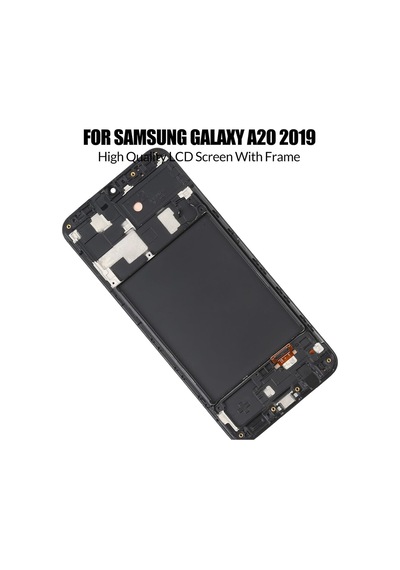 Samsung Uyumlu Galaxy A20 Lcd Ekran Dokunmatik Çıtalı