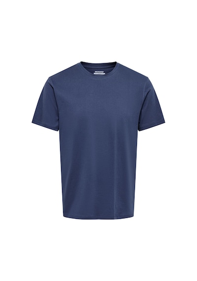 Onsmax Lıfe Ss Stıtch Tee Noos Erkek Mavi T-shirt - 22025208 Mavi