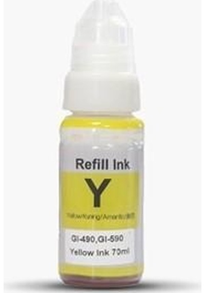 Prıntpen Canon Gı-490y,gı-590y Yellow Mürekkep 70ml./sise