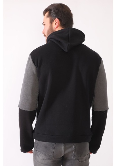 1042 Dewberry Erkek Sweatshırt-siyah