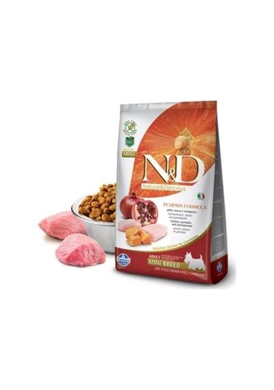 N&d Pumpkin Tahılsız Bal Kabaklı Tavuk Etli Narlı Küçük Irk Yetişkin Köpek Maması 2.5 Kg