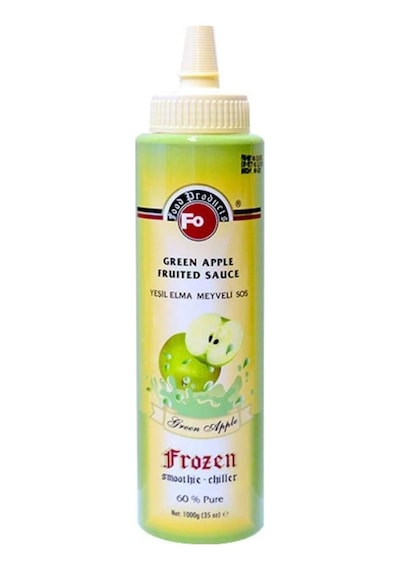 Yeşil Elma Meyveli Sos - Frozen 1 Kg Çok Renkli