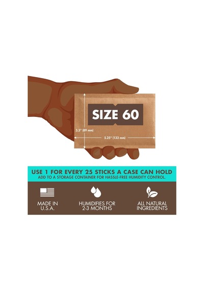 Boveda-purolar İçin/tütün /% 65 Rh Nem Kontrol Paketleri / 25-100 Puroları İçin Up İle Kullanımı İçin Büyük Be Diğer