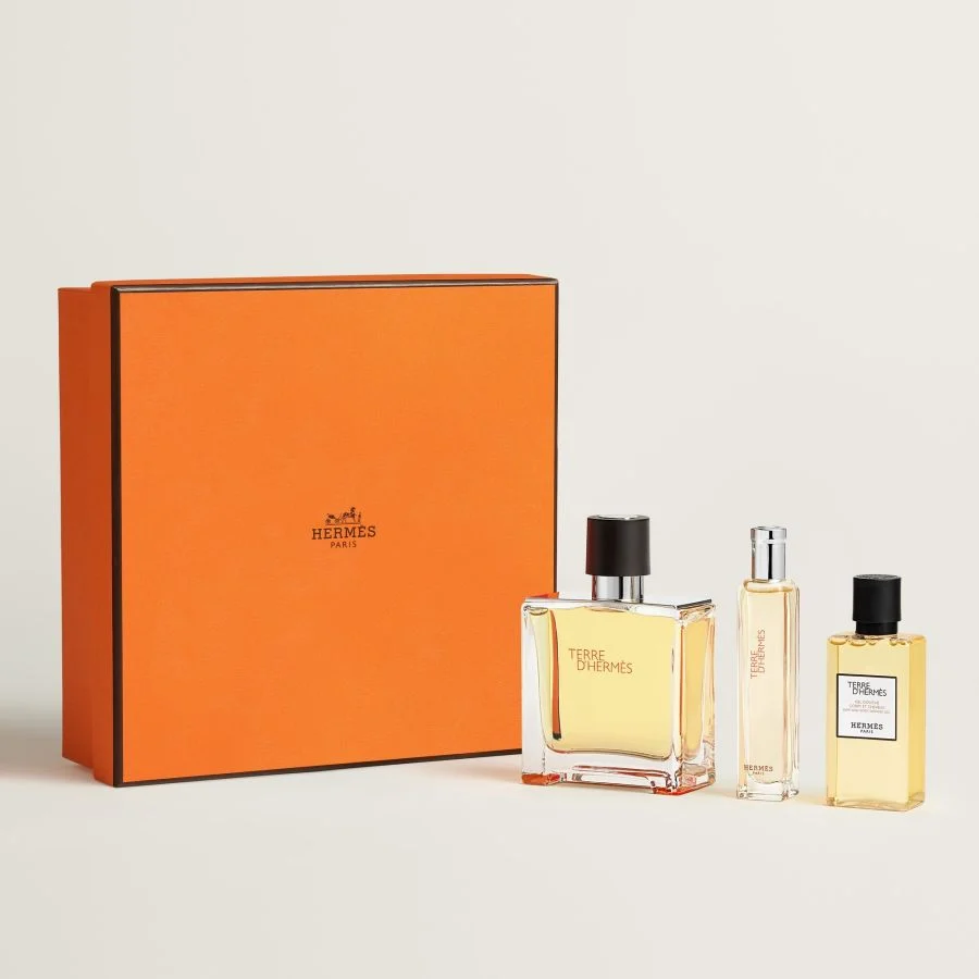 Hermès Terre D'hermès Parfum 75ml Erkek Parfüm Seti 2026 Amber