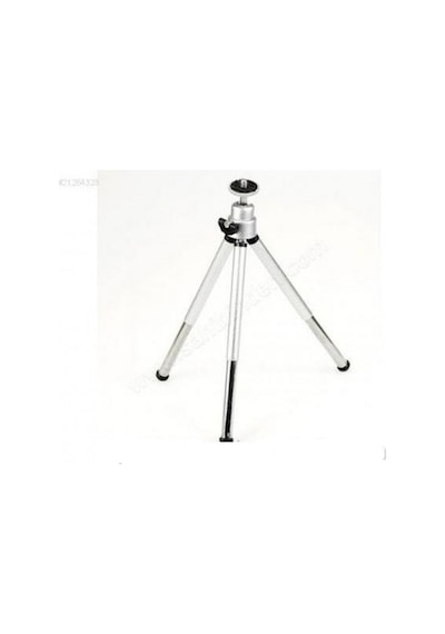 Büro Ev Ofis Fotoğraf Video Çekimi İçin 3 Yönlü Metalik Mini Profesyonel Tripod