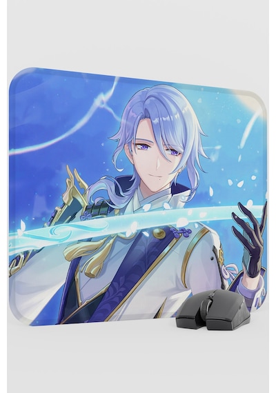 Ayato Genshin Impact Anime Gacha V3 - 48x40 Xl Gaming Mouse Pad Fare Altlığı
