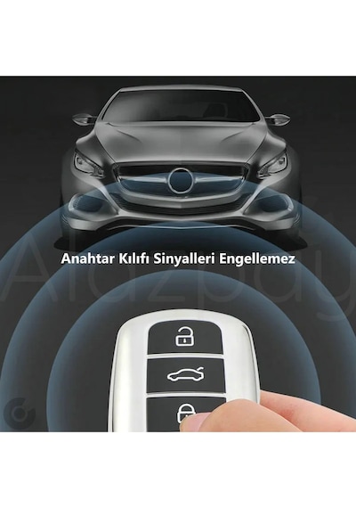Chery Tiggo 8 Pro Max Tiggo 7 Pro Max Omoda 5 Pro & Jaecoo Parlak Tpu Anahtar Kılıfı Rose