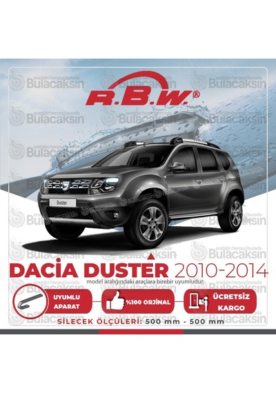 RBW Dacia Duster 2010 - 2014 Ön Muz Silecek Takım