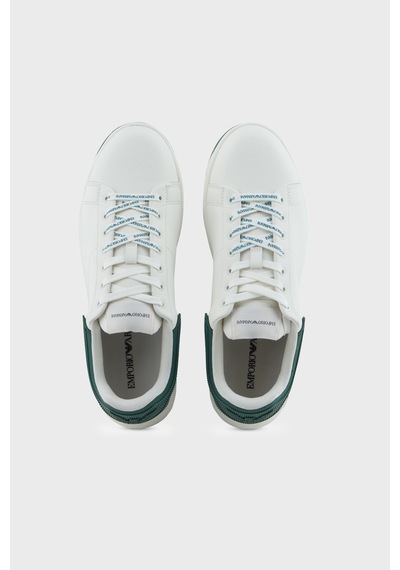 Emporio Armani Erkek Ayakkabı Em003663 Af18212 M0095 Beyaz-haki Beyaz-haki