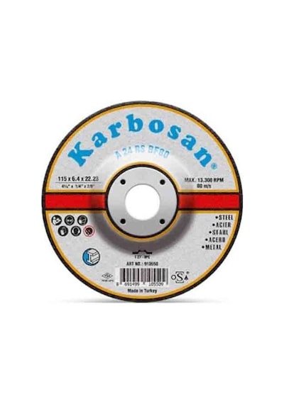 Karbosan 10550 Metal Taşlama Taşı 115X6.4X22.23Mm