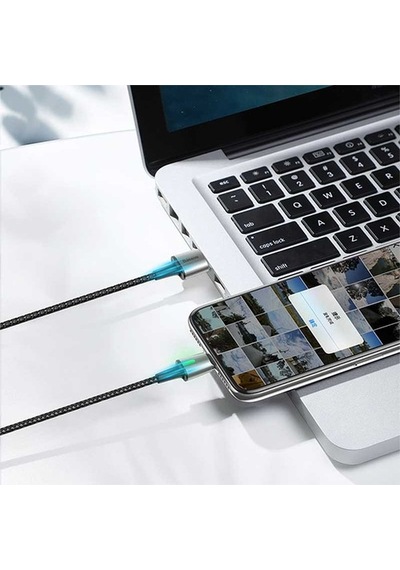 Baseus Zinc Magnetic Usb Kablo Şarj Apple iPhone Uyumlu 11-7-8-Xs-Xr Başlık 2
