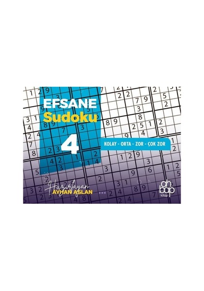Efsane Sudoku - 4- Ahbap Kitap