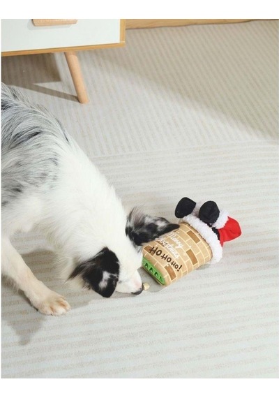 M-pets Christmas Sürpriz Ödül Hazneli Peluş Köpek Oyuncağı