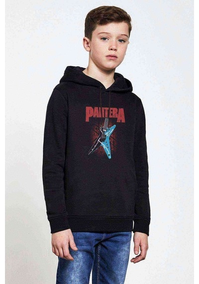 Tshirthane Pantera Gitar Metal Rock Müzik Baskılı Unisex Çocuk Sweatshirt