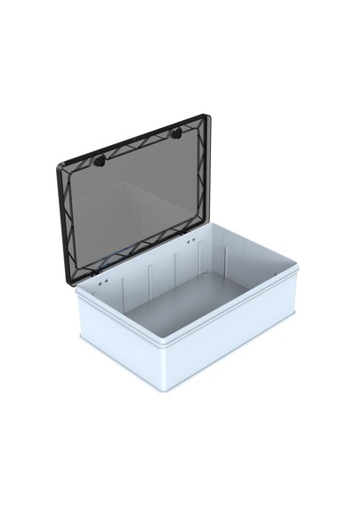 Yavuz Abs Pano 40 X 60 X 24.2 Cm Taban Saclı Ip65 Plastik Pano Montaj Plakalı Elektrik Kutusu Pano Darbeye Dayanıklı