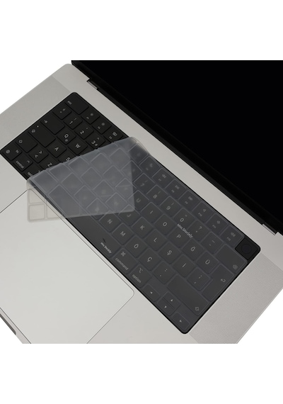 Macbook Uk İngilizce Klavye Koruyucu Iso Ters L Enter M1-m5 A2681 A3113 A3240 A3449 A2941 A3241 A2442 A2779 A2992 A2485 A2991 Keyboard Cover Touch Id Şeffaf