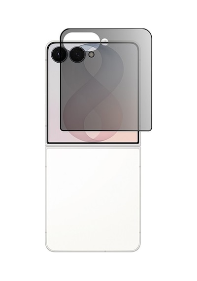 Vendas Galaxy Z Flip 8 Uyumlu Anti-static Gizleyen 5d Privacy Hayalet Temperli Cam Ekran Koruyucu