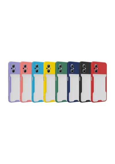 Jenerik Xiaomi Poco M5 Kılıf Platin Silikon - Lacivert