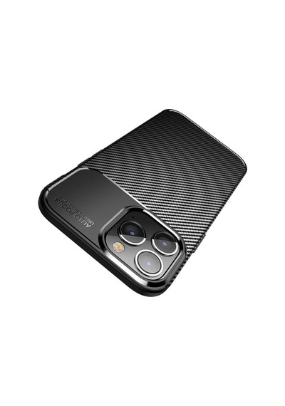 Apple Uyumlu iPhone 14 Pro Max Kılıf Karbon Tasarım Negro Silikon Kapak
