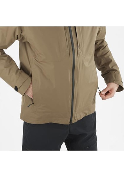 Salomon C23531 Patroller 3ın1 Down Jkt Erkek Outdoor Montu - Kahverengi Kahverengi