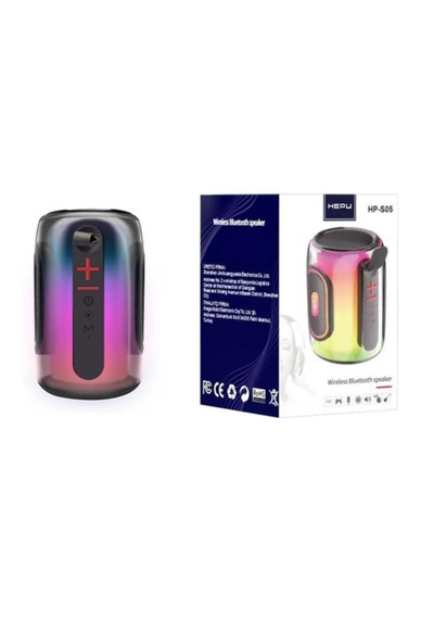 Hepu S-05 Bluetooth USB Şarjlı RGB Işıklı Müzik Kutusu