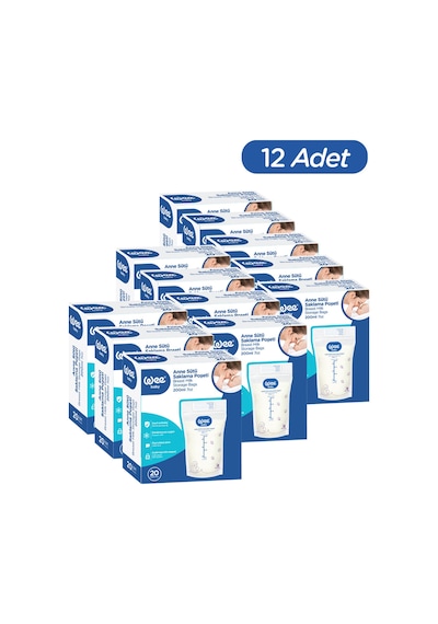 20'li Anne Sütü Saklama Poşeti 20x12 240 Adet