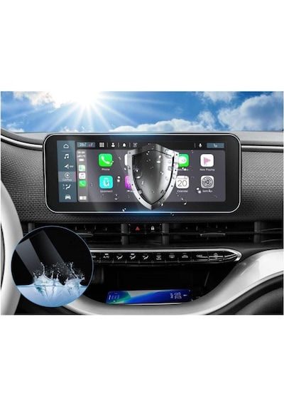 Fiat Egea Ekran Koruyucu 10 İnç Multimedya Navigasyon Uyumlu Standart