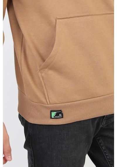 Kanguru Cepli Bisiklet Yaka Erkek Çocuk Sweatshirt-90901 Kahverengi
