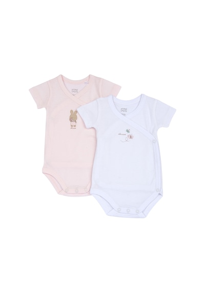 Chicco Kız Bebek 2li Kısa Kollu Body Set 09102083000000 000011 Pembe