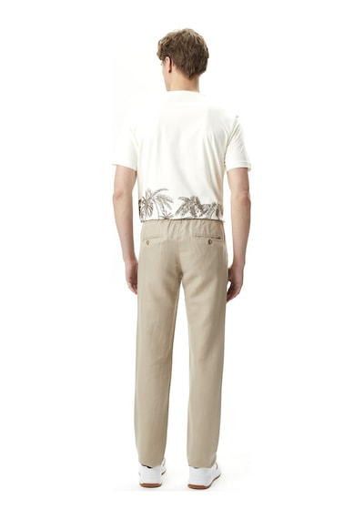 Nautica Erkek Bej Classic Fit Pantolon Düz P45600t Bej