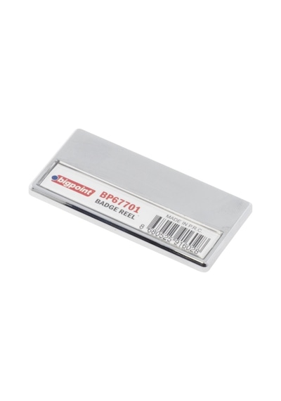 Bigpoint Metal Mıknatıslı İsimlik Silver