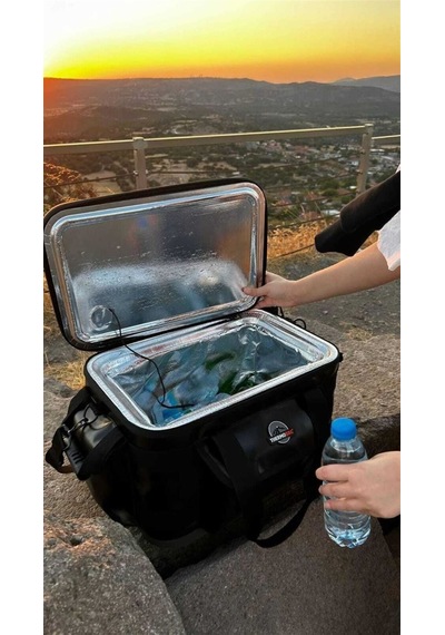 Thermobag 19 Litre Termal Soğutucu Çanta Dijital Derece Göstergeli Siyah