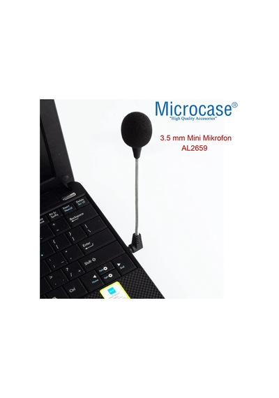 Microcase 3.5 Mm 3 Boğum Mini Esnek Telefon Notebook Laptop Mikrofon - Al2659 Sku: Smgstk8be26d3662
