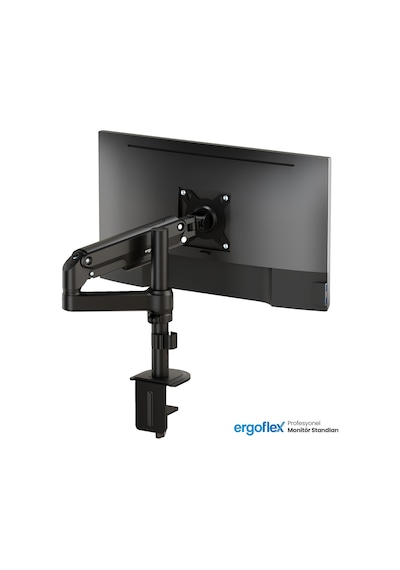 Ergoflex S8 Siyah 17-32inch Amortisörlü 9 Kg Monitör Standı 2026 Versiyon