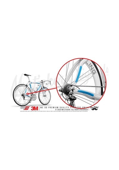 Bcy47 Reflektif Cizilmeye Dayanikli Kadro Koruyucu Sticker Seti