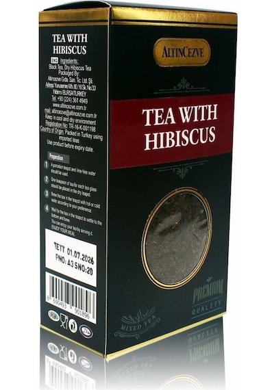 Altıncezve Hibisküslü Siyah Çay 150 G