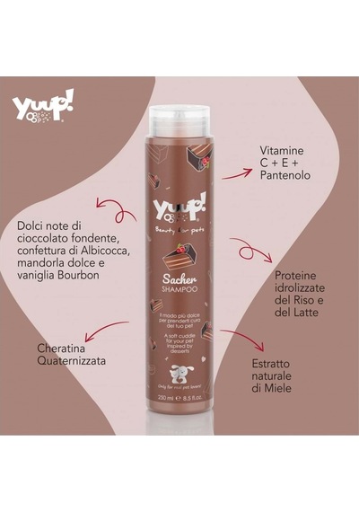 Yuup Home-sacher Köpek Ve Kedi Şampuanı 250 Ml - İtalyan Profesyonel Gurme Bakım Serisi