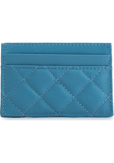 Tamer Tanca Unisex Hakiki Deri Mavi Kartlık 995 230221 Kartlık Sk23/24 Mavı Mavi