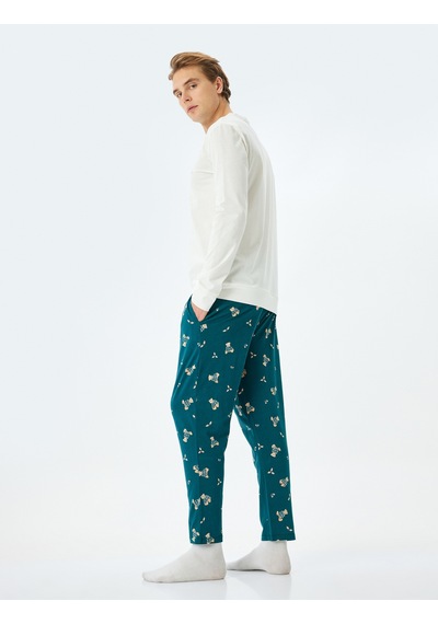 Koton Yılbaşı Temalı Ayıcık Desenli Bol Kalıp Örme Pijama Takımı Yeşil Desenli 5wlm40022mk Yeşil Koton Yılbaşı Temalı Ayıcık Desenli Bol Kalıp Örme Pijama Takımı Yeşil Desenli 5wlm40022mk Yeşil