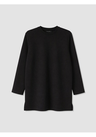 Lcw Everyday Siyah Oversize Soft Touch Kadın Tunik