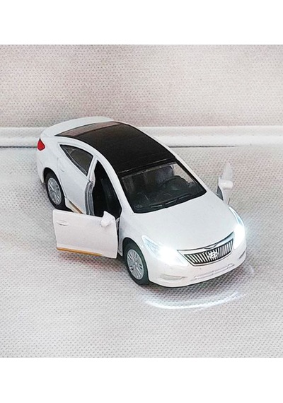 Hyundai Azera Demir Oyuncak Araba Sesli-ışıklı - Çek Bırak 12cm Çok Renkli